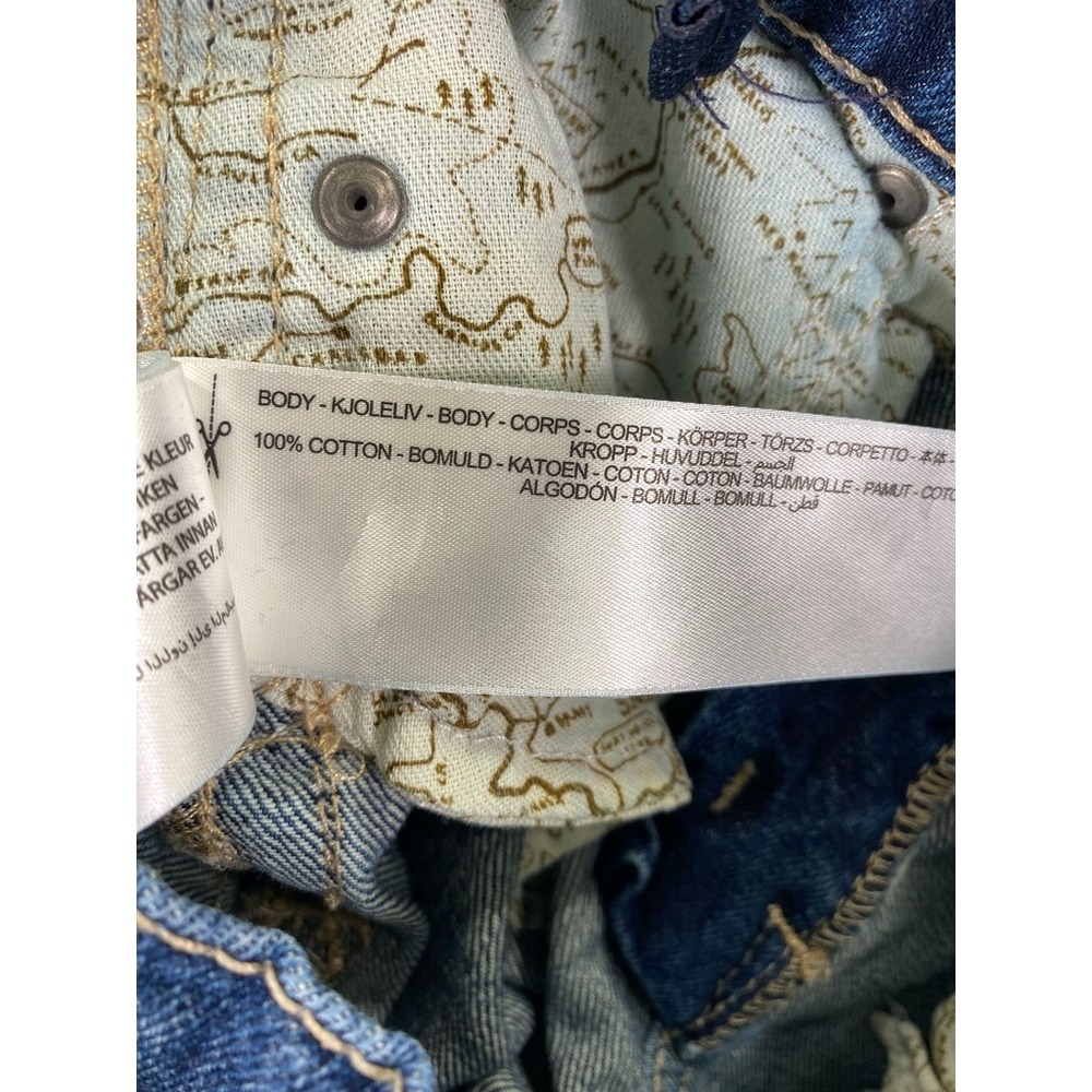 ARIAT Denim B5 Slim Jeans Boys Sz 12 Med Wash Adjustable Waist Western Wear - Picture 10 of 13